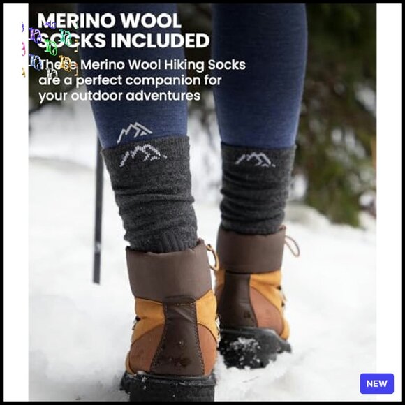 Merino Wool Base Layer Set Zip-Up Thermal Top Bottom Heavyweight - Picture 7 of 8